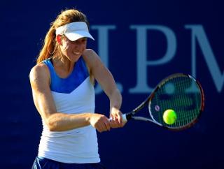 Mona Barthel isn't hugely comfortable on the hard courts